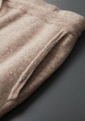 Herre loungesæt i blød uldblend – hættetrøje & afslappede bukser - Havn Studio